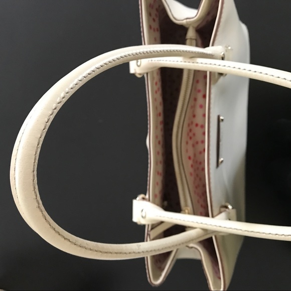 Kate Spade Ivory Leather Satchel - Picture 4 of 8